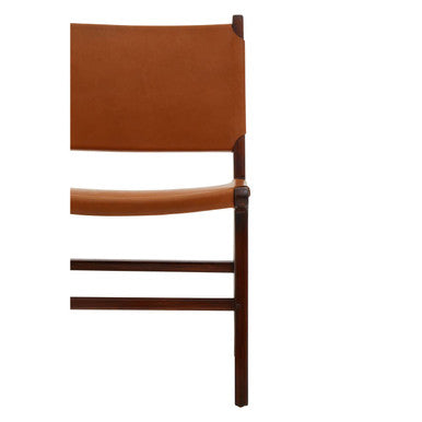 Antique Brown Leather Chair | Inca