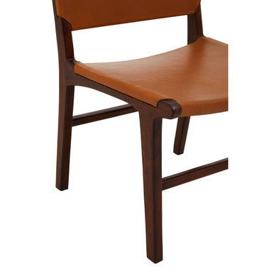 Antique Brown Leather Chair | Inca