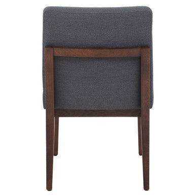 Charcoal Grey Dining Chair with Oak Legs | Brando