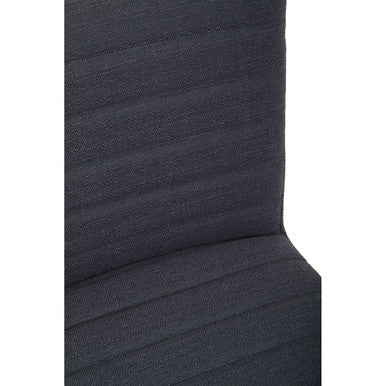 Charcoal Grey Dining Chair with Oak Legs | Brando
