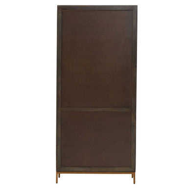 Grey Finish Mango Wood Tall Cabinet | Patna