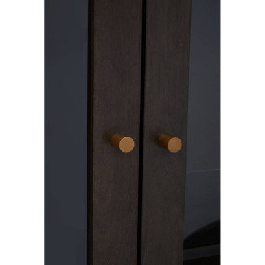 Grey Finish Mango Wood Tall Cabinet | Patna