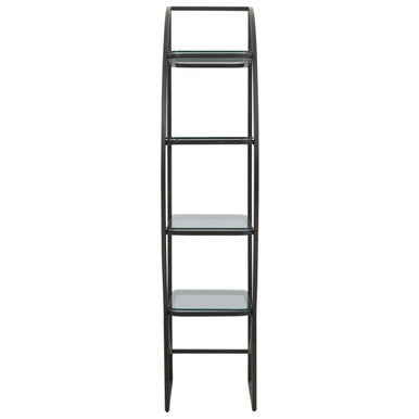 Right Half Moon Black Shelf Unit | Vogue