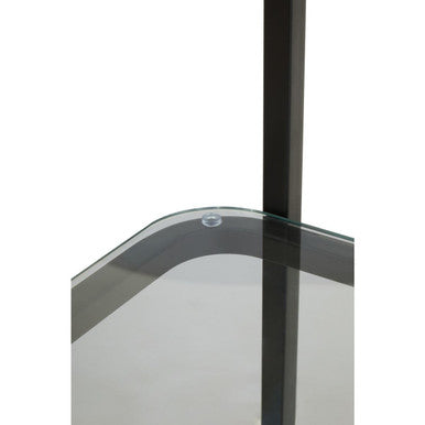 Right Half Moon Black Shelf Unit | Vogue