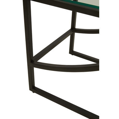 Right Half Moon Black Shelf Unit | Vogue