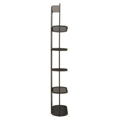 Five Tier Black Shelf Unit | Vogue