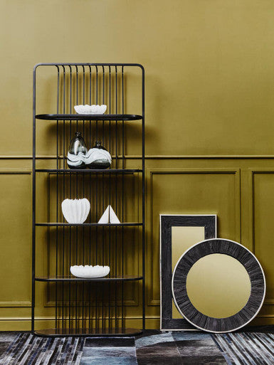 Five Tier Black Shelf Unit | Vogue