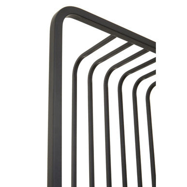 Five Tier Black Shelf Unit | Vogue