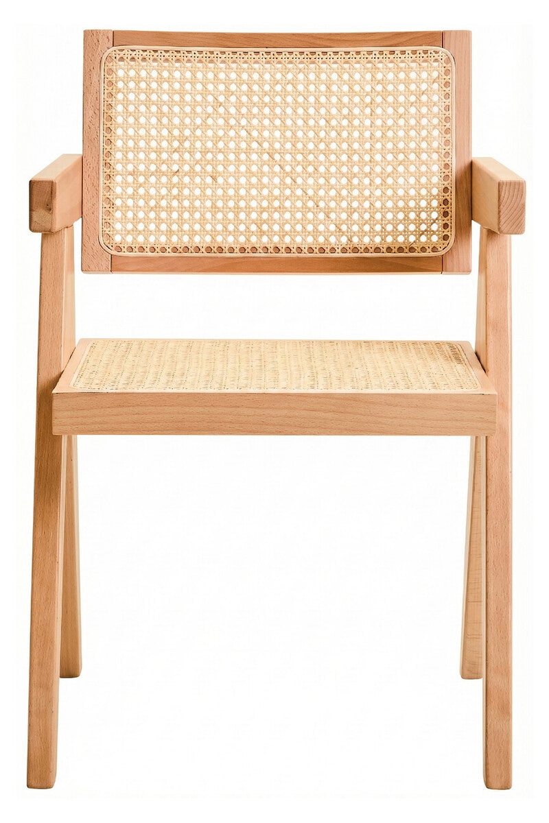 Natural Cane and Beech Wood Dining Chair | Cebu
