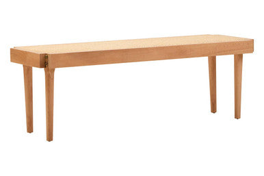 Cebu Natural Cane Bench with Cane Seat