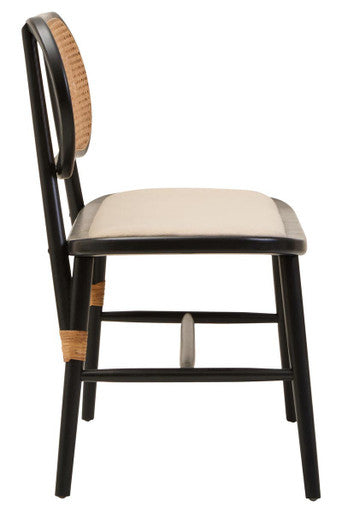 Cebu Natural Cane Bench with Cane Back