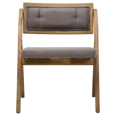 Grey Wash Elm Wood Folding Chair | Cebu