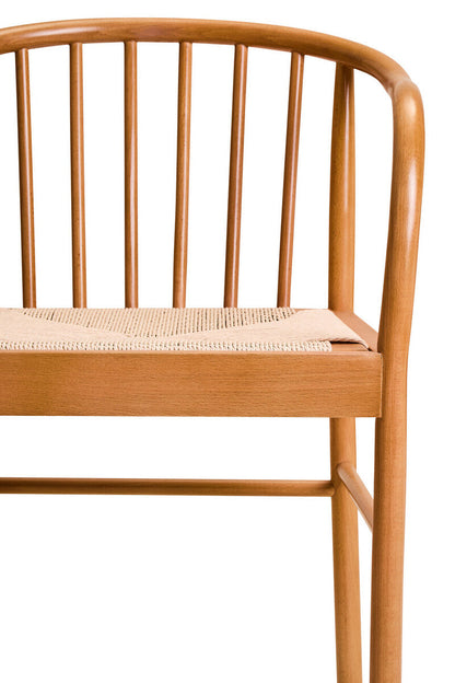 Cebu Natural Rope Chair with Curved Back