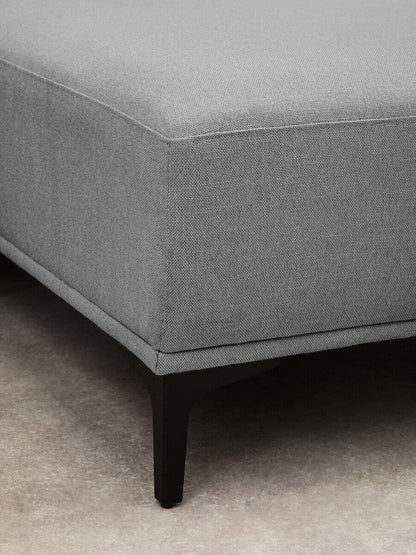 3 Seater Grey Fabric Right Chaise Sofa | Toulon