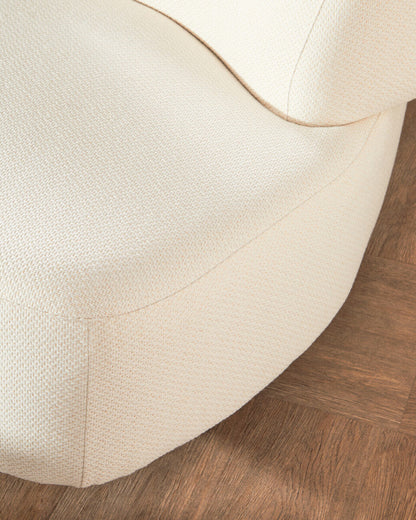3 Seater Cream Linen Sofa | Ozzano