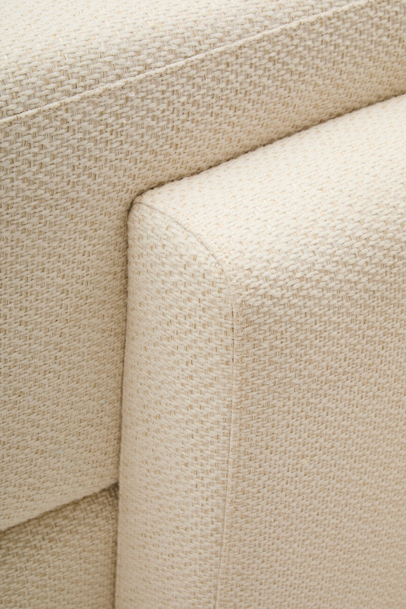 3 Seater Cream Linen Sofa | Ozzano
