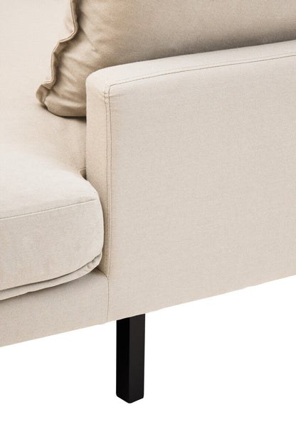 3 Seater Cream Right Chaise Sofa | Comfee