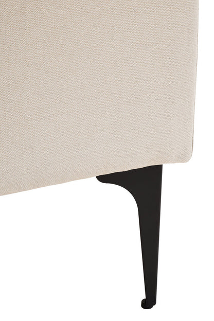 3 Seater Cream Right Chaise Sofa | Comfee