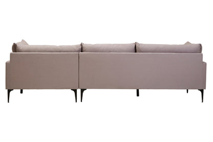 3 Seater Grey Right Chaise Sofa | Comfee
