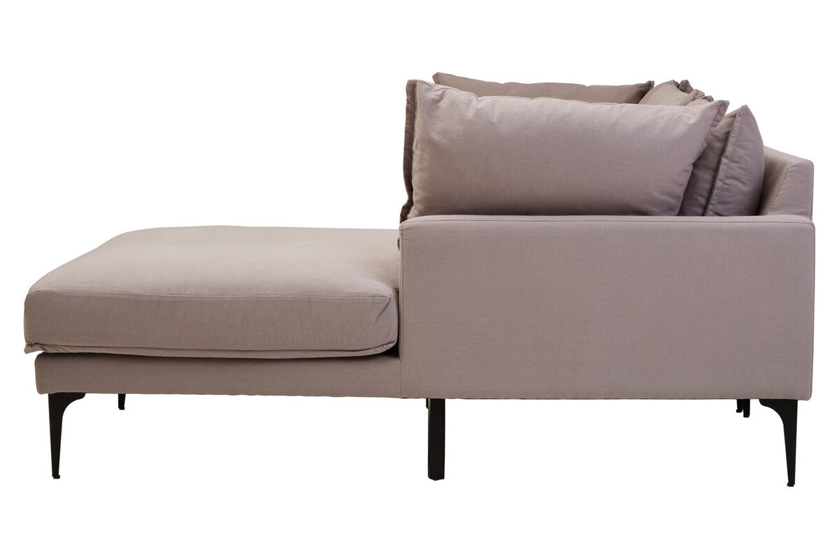 3 Seater Grey Right Chaise Sofa | Comfee