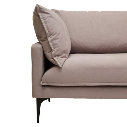 3 Seater Grey Right Chaise Sofa | Comfee