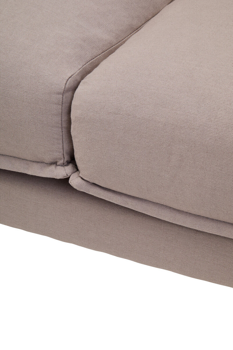 3 Seater Grey Right Chaise Sofa | Comfee