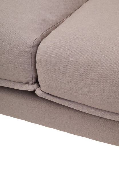3 Seater Grey Right Chaise Sofa | Comfee