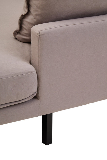 3 Seater Grey Right Chaise Sofa | Comfee