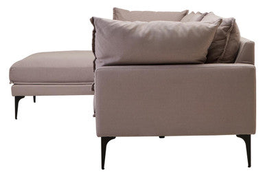 3 Seater Grey Left Chaise Sofa | Comfee