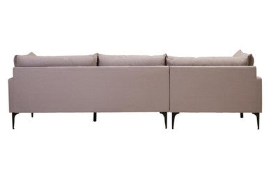 3 Seater Grey Left Chaise Sofa | Comfee