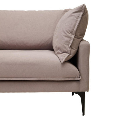 3 Seater Grey Left Chaise Sofa | Comfee