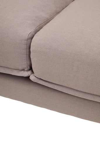 3 Seater Grey Left Chaise Sofa | Comfee