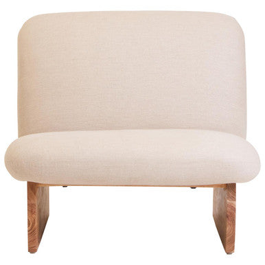Parova Cream Linen Chair