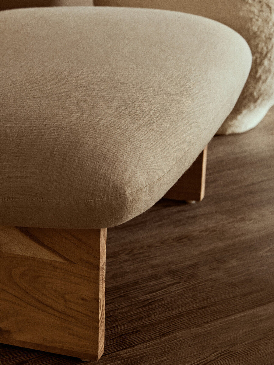 Parova Cream Linen Chair