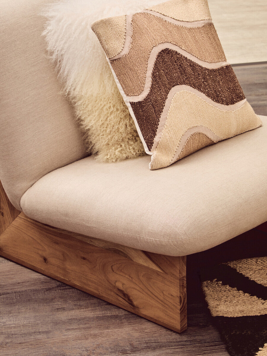 Parova Cream Linen Chair