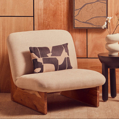 Parova Cream Linen Chair