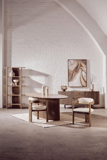 Five Tier Grey Mango Wood Shelf Unit | Torello