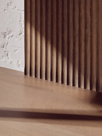 Five Tier Grey Mango Wood Shelf Unit | Torello