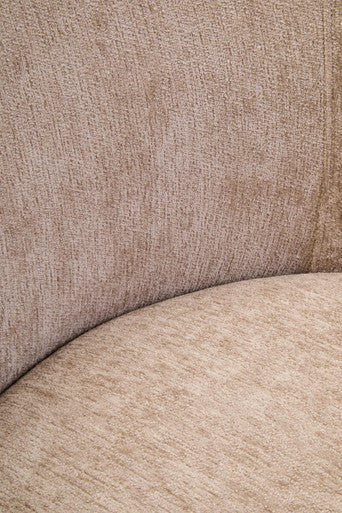 Delray Deep Stone Chenille Chair with Curved Back