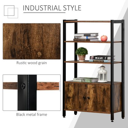 Multifunctional Bookshelf Storage Cabinet Bookcase  Shelves & Cupboard