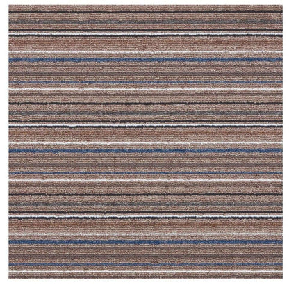 Stockholm Mocha/Blue Washable Mat