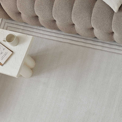 Carmel Cream Bordered Rug | 6060