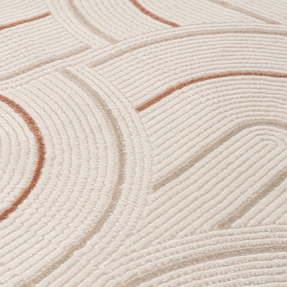 Carmel Cream-Terra Geometric Rug | 6070
