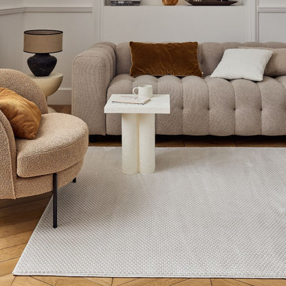Carmel Cream-Beige Dots Rug | 6080