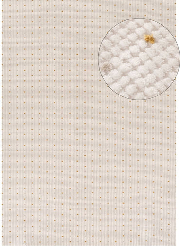 Carmel Cream-Gold Dots Rug | 6080