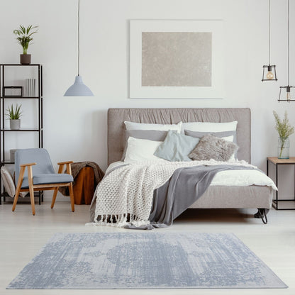 Washable Rug Carina Blue | 6945