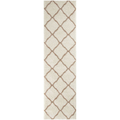 Moroccan Ivory Shaggy Rug | 730