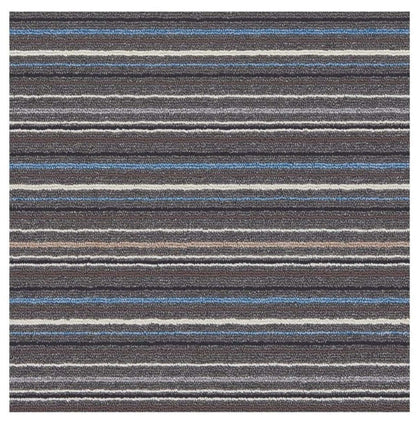 Stockholm Lead/Light Blue Washable Mat