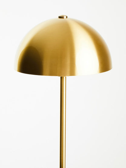 Murdoch Brushed Brass Table Lamp With Black Marble Base