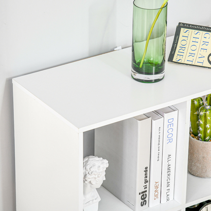Storage Cabinet Bookcase 6 Cube Organiser Shelves White